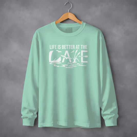 Life is Better at the Lake Outdoors Recreation Long Sleeve T-Shirt