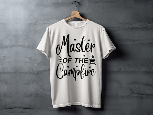 Master of The Campfire Design With Hearts T-Shirt