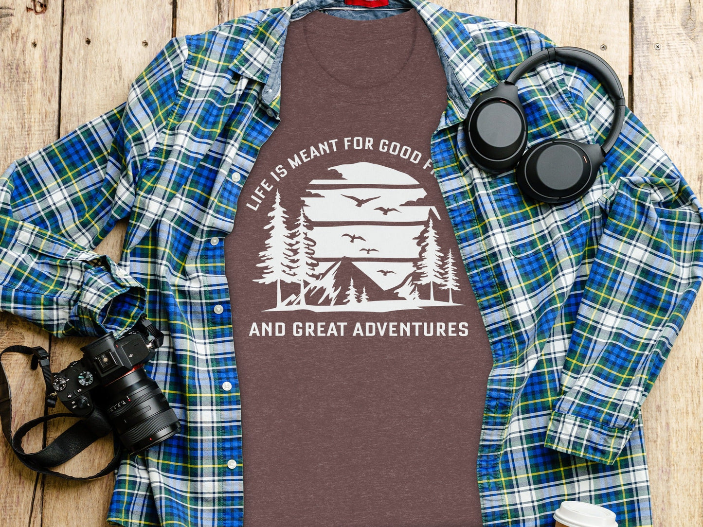 Life Meant For Good Friends Great Adventures Graphic T-Shirt