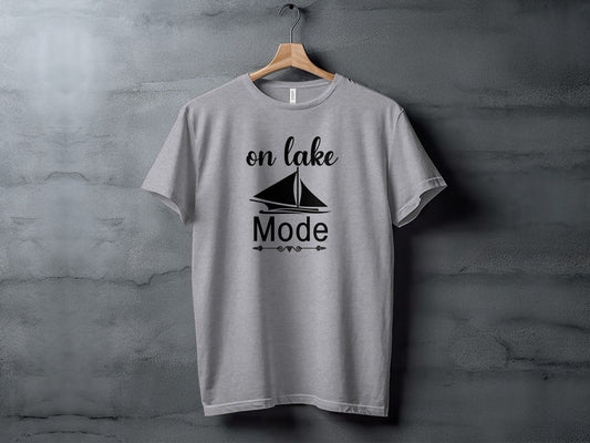 On Lake Mode Boat Vacation Summer Holiday Trip T-Shirt