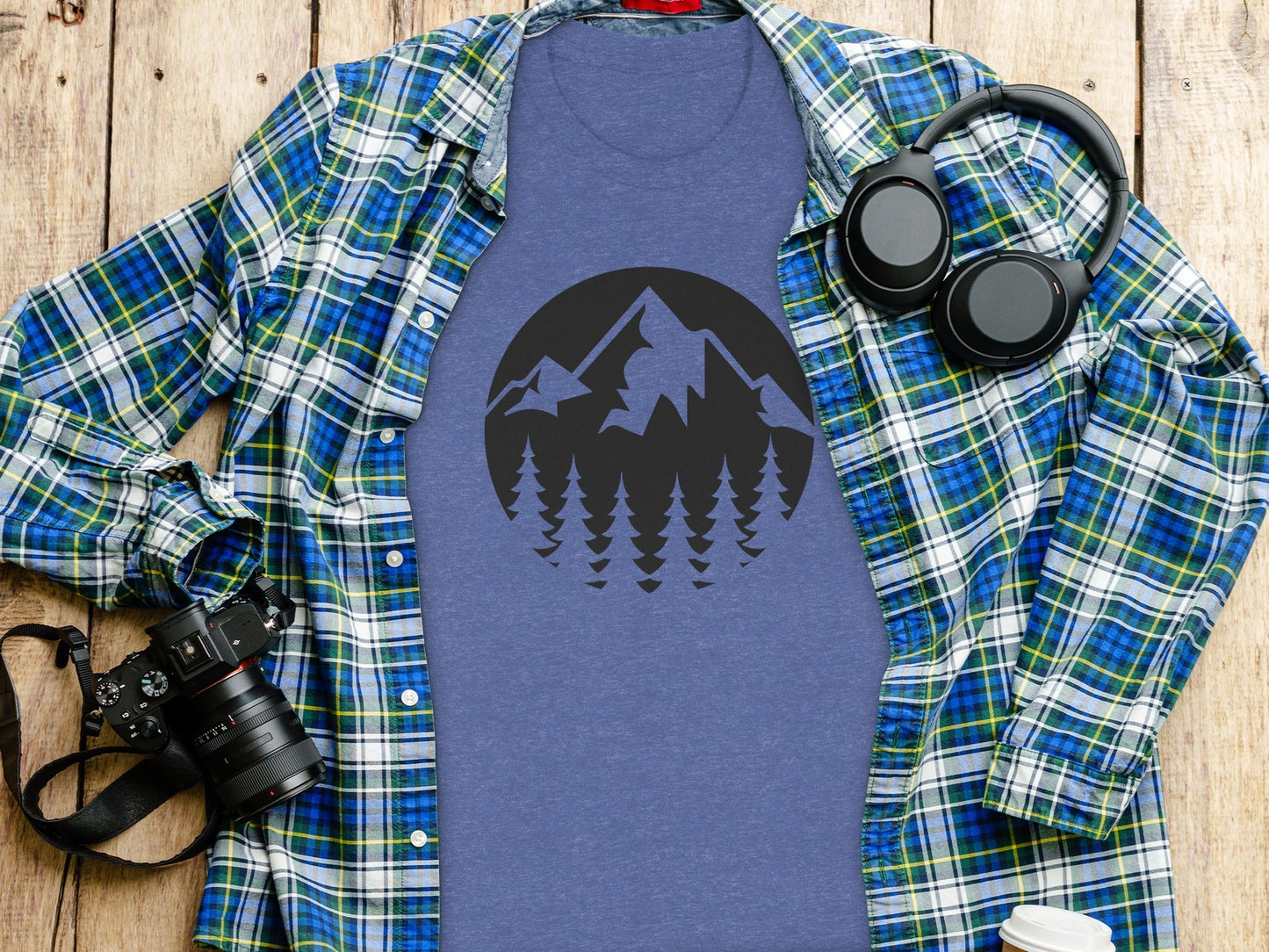 Nature Landscape Adventure Outdoor Graphic Design T-Shirt