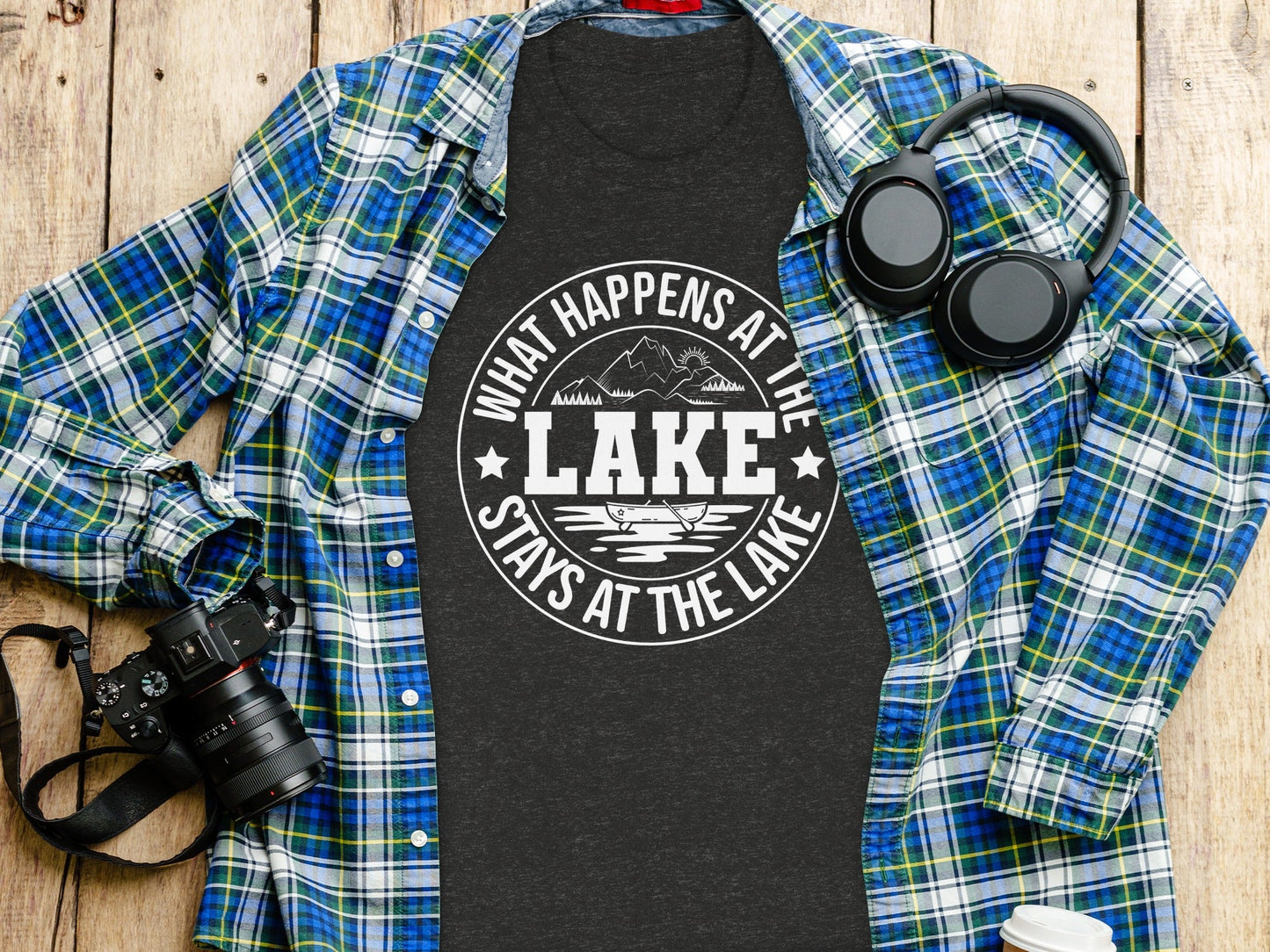 What Happens At The Lake Stays At The Lake Graphic T-Shirt