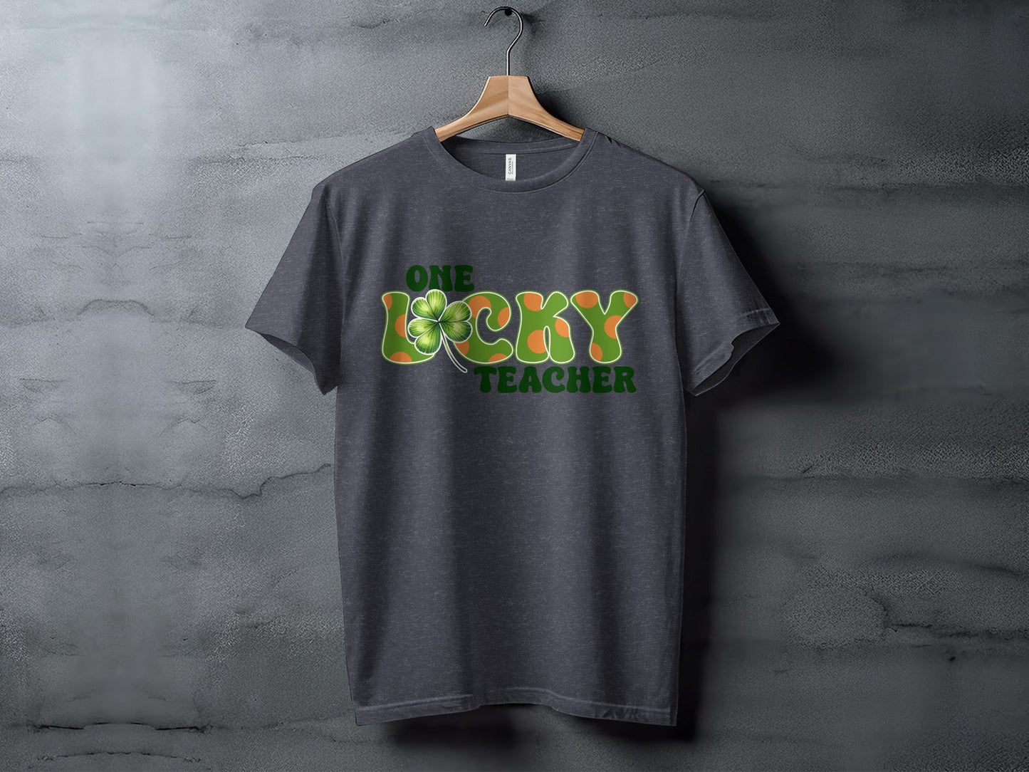 One Lucky Teacher T-Shirts, St Patricks Day Teacher Shirts, Shamrock T-Shirts, Teacher Gifts, Teacher Appreciate T-Shirts, Gifts for Teacher