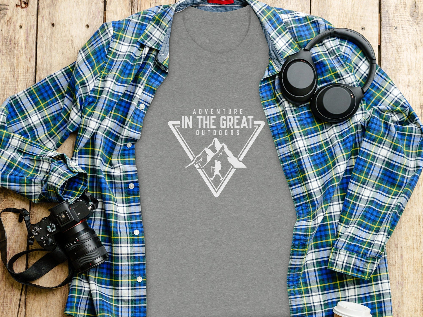 Adventure In The Great Outdoors Mountains T-Shirt