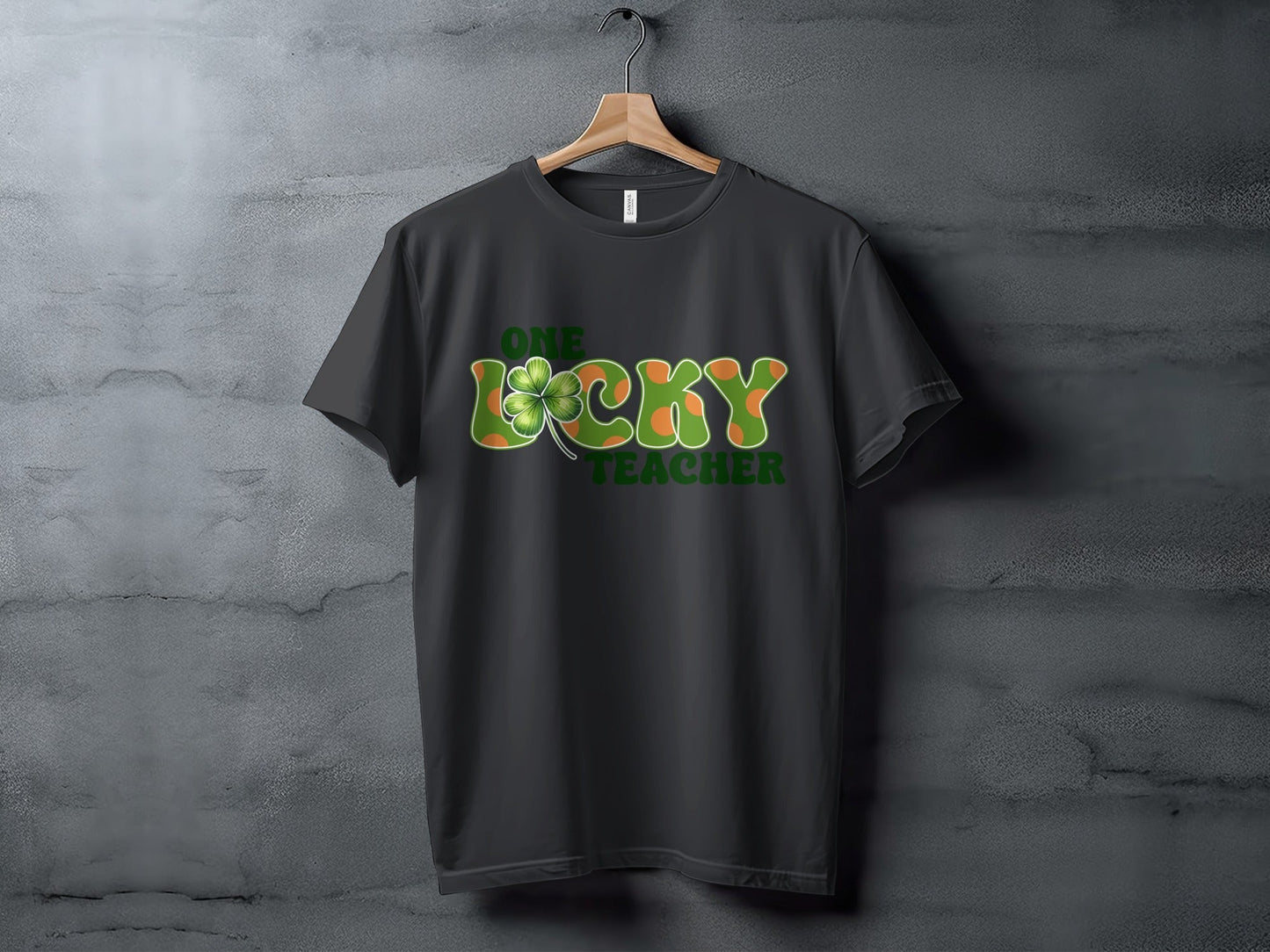 One Lucky Teacher T-Shirts, St Patricks Day Teacher Shirts, Shamrock T-Shirts, Teacher Gifts, Teacher Appreciate T-Shirts, Gifts for Teacher