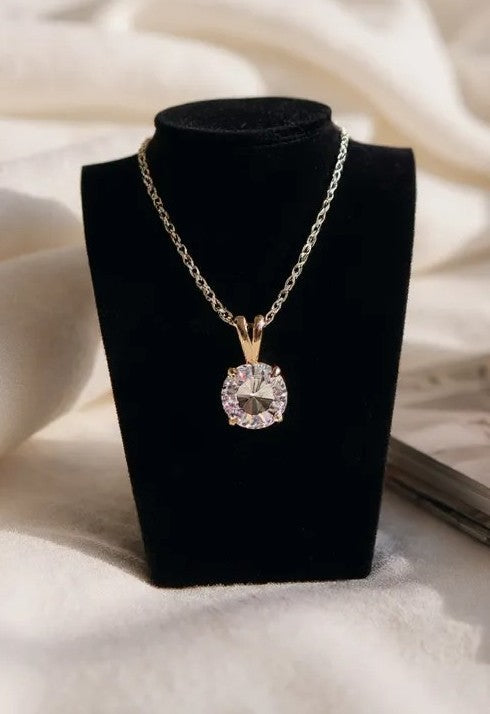 Circle of Life Pendant<br>Round Portuguese Cut • Large 15mm