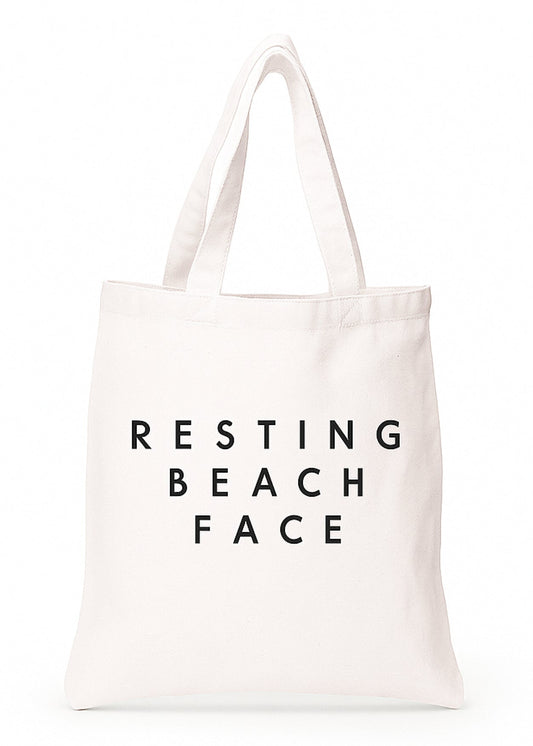 Resting Beach Face Beach Bag