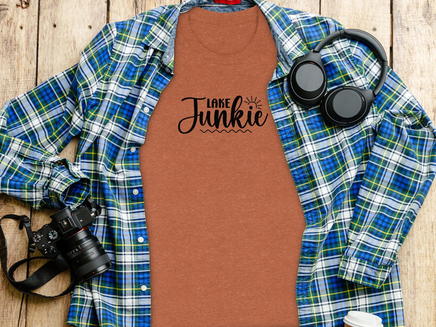 Lake Junkie Graphic for Lovers of Water Activities T-Shirt