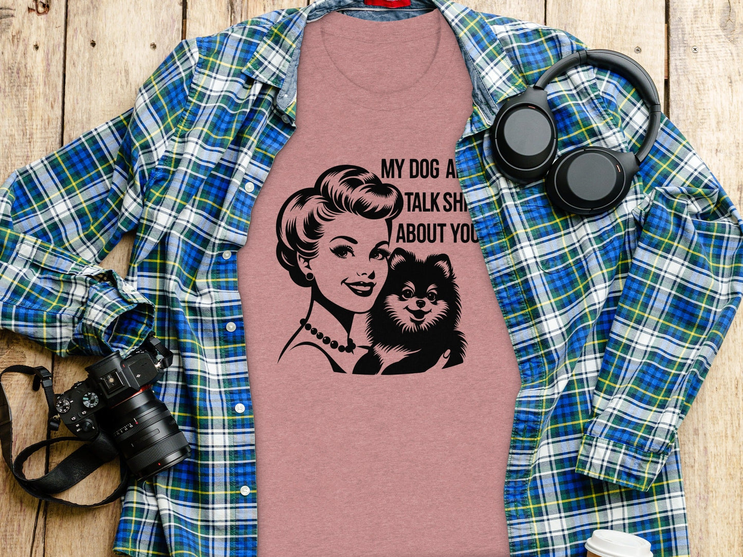 My Dog And I Talk Shit About You Illustrated T-Shirt