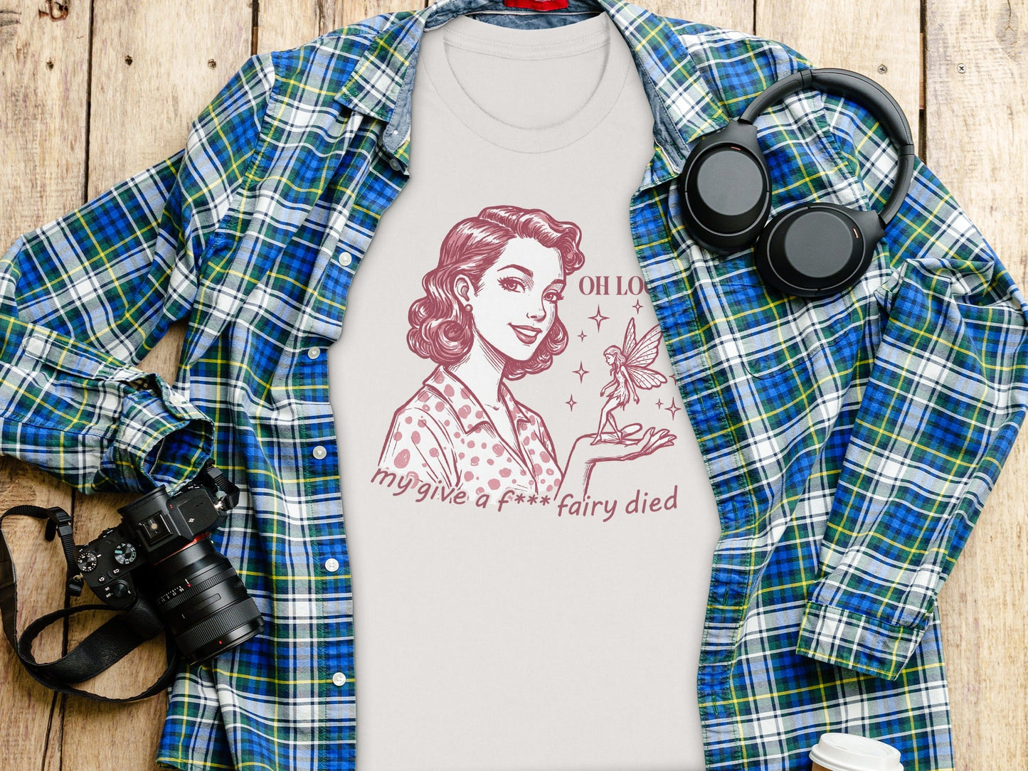 My Give A F Fairy Died Funny Attitude Graphic T-Shirt