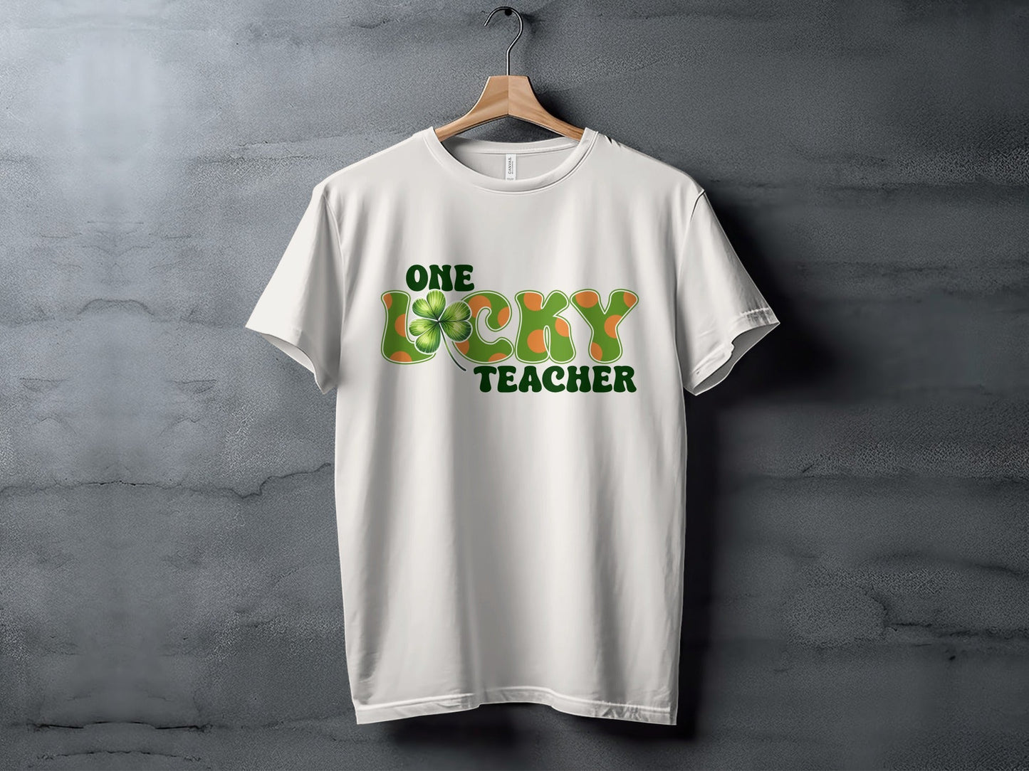 One Lucky Teacher T-Shirts, St Patricks Day Teacher Shirts, Shamrock T-Shirts, Teacher Gifts, Teacher Appreciate T-Shirts, Gifts for Teacher