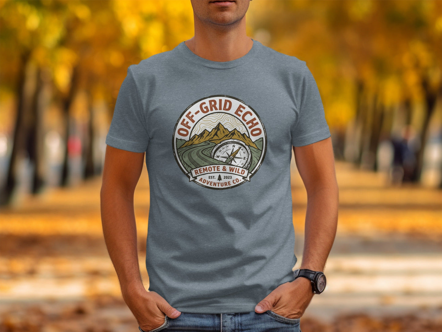 Off-Grid Echo Explorer: The Explorer's Adventure Tee