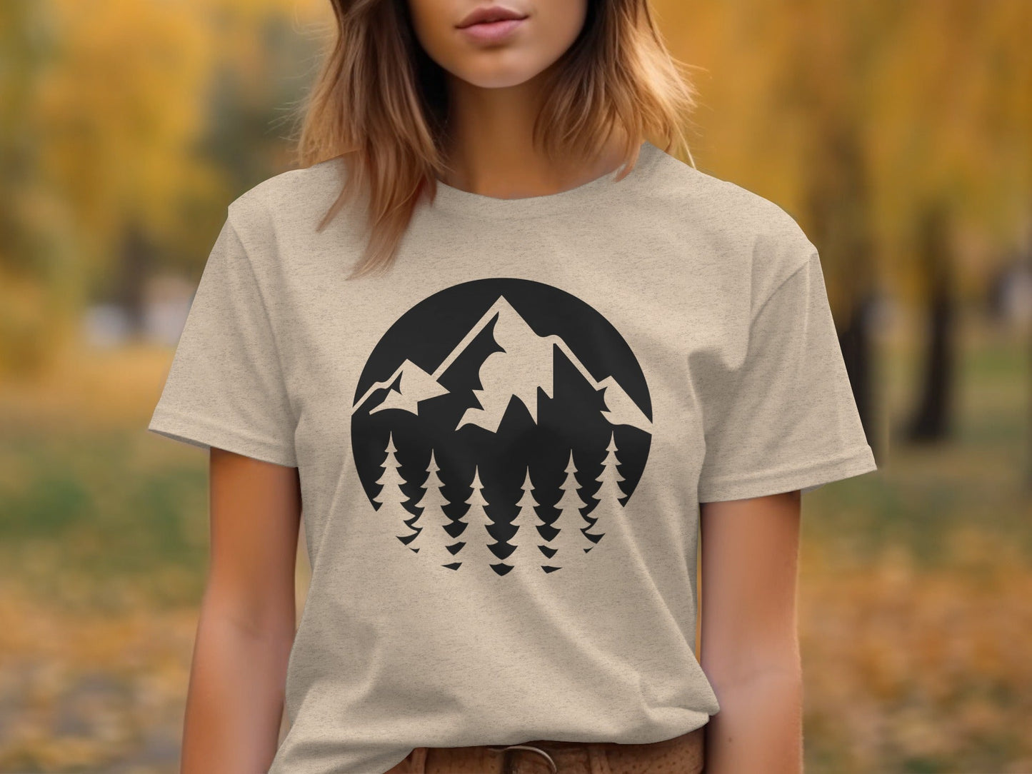 Nature Landscape Adventure Outdoor Graphic Design T-Shirt