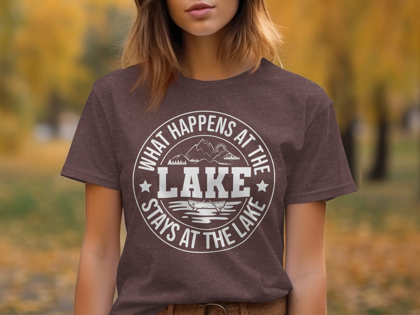 What Happens At The Lake Stays At The Lake Graphic T-Shirt