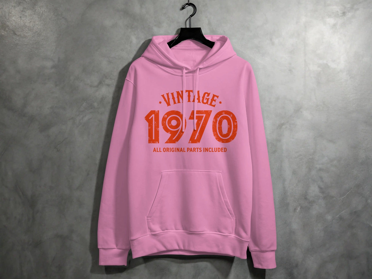 Vintage 1970 All Original Parts Included Graphic Design Hoodie