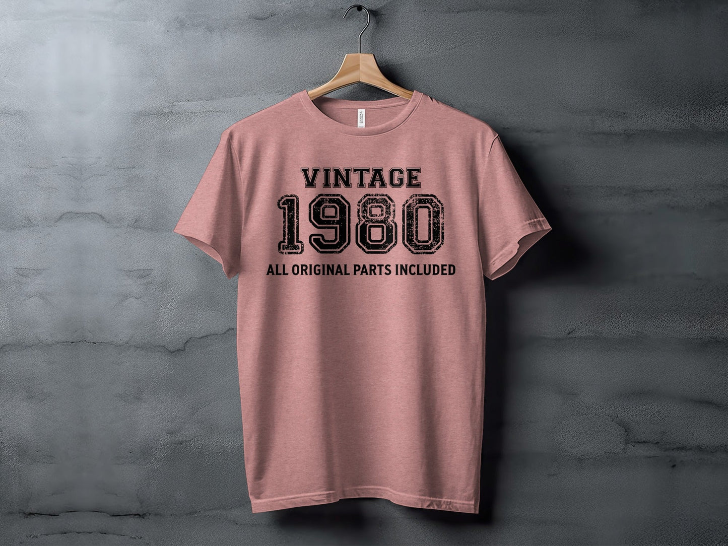 Vintage 1980 All Original Parts Funny Unisex T-Shirt