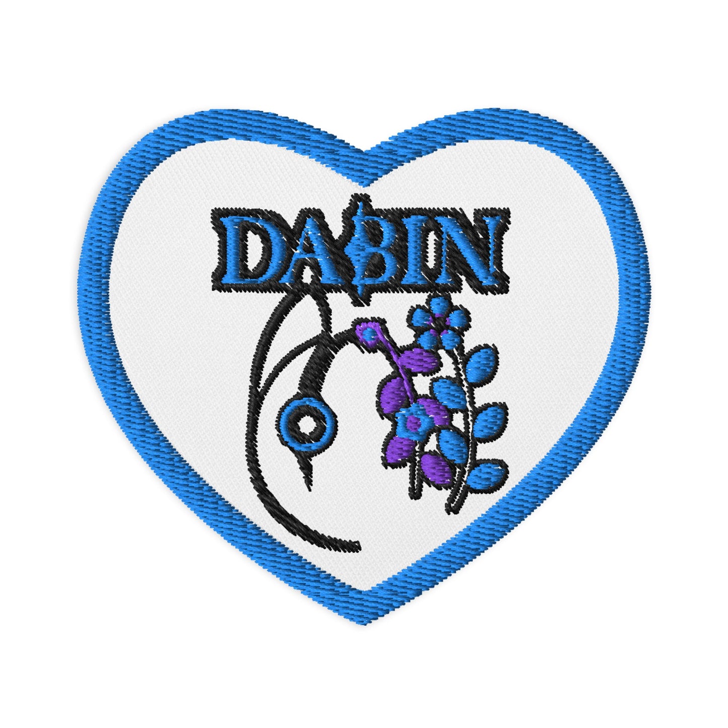 Dabin Floral Iron-on Embroidered Music Festival Patches