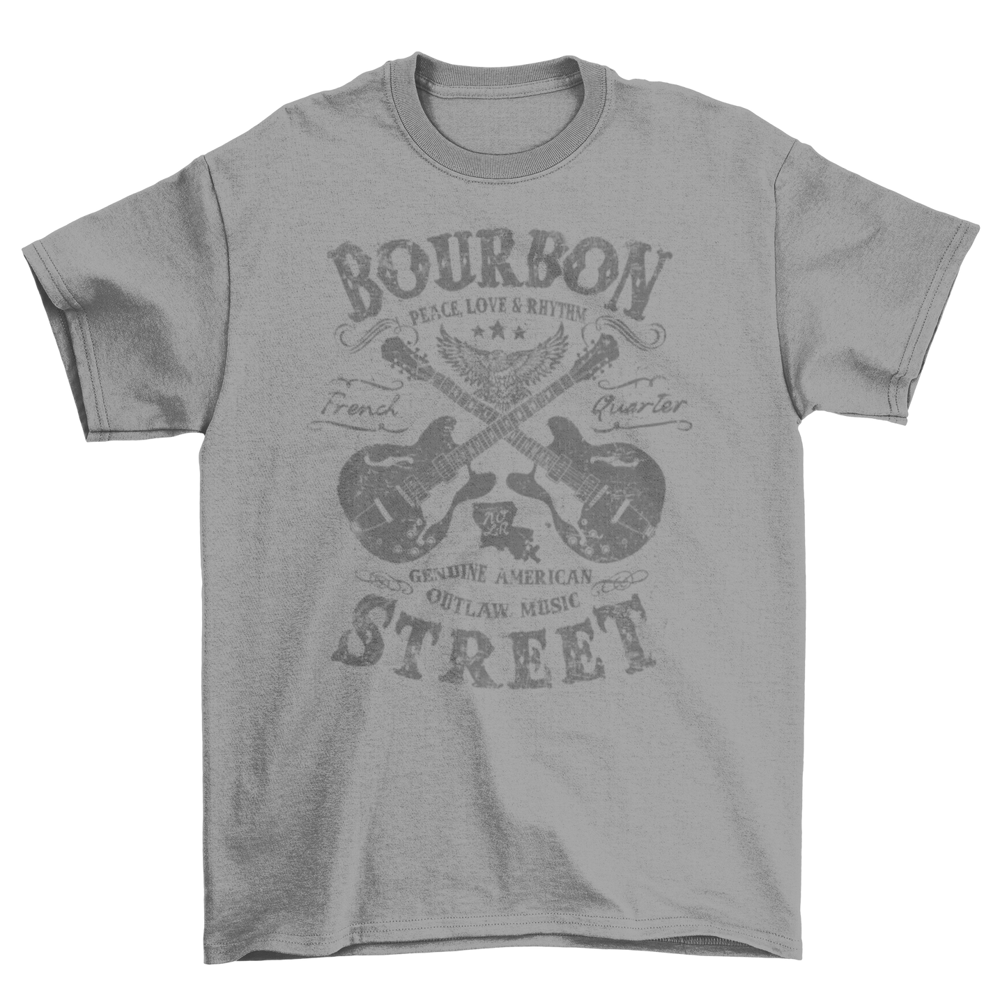 Bourbon Street Outlaw Design T-Shirt