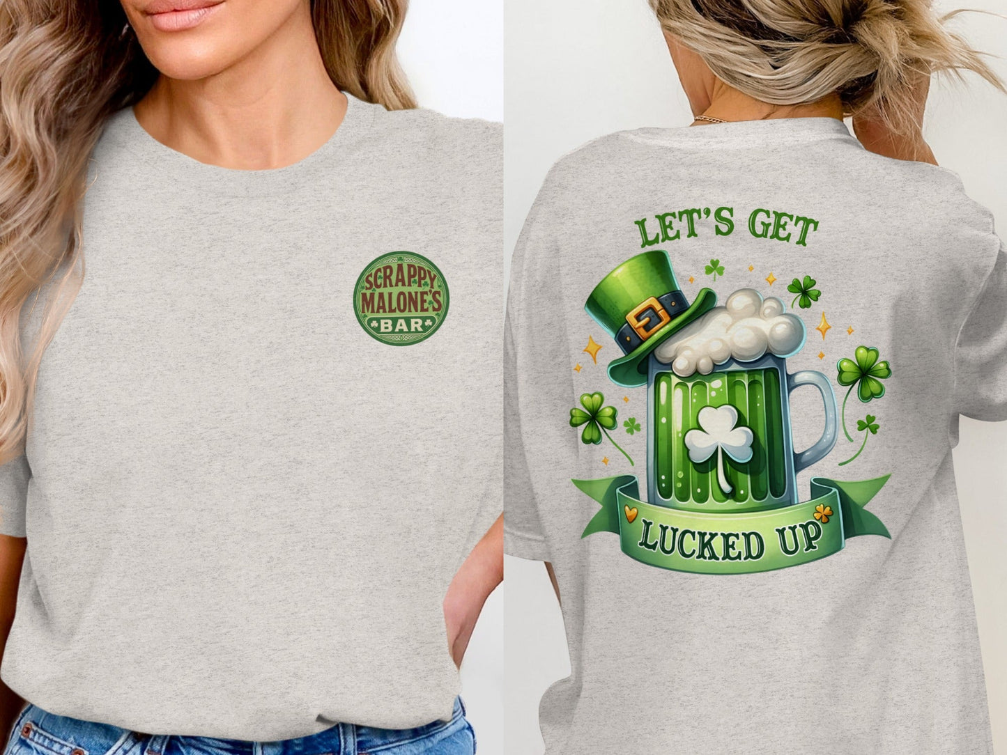 Scrappy Malone's Bar, Irish Pub, Shamrock Decor, Unique Gift, Other Products, St Patrick's Day Bar Sign, Irish Decor