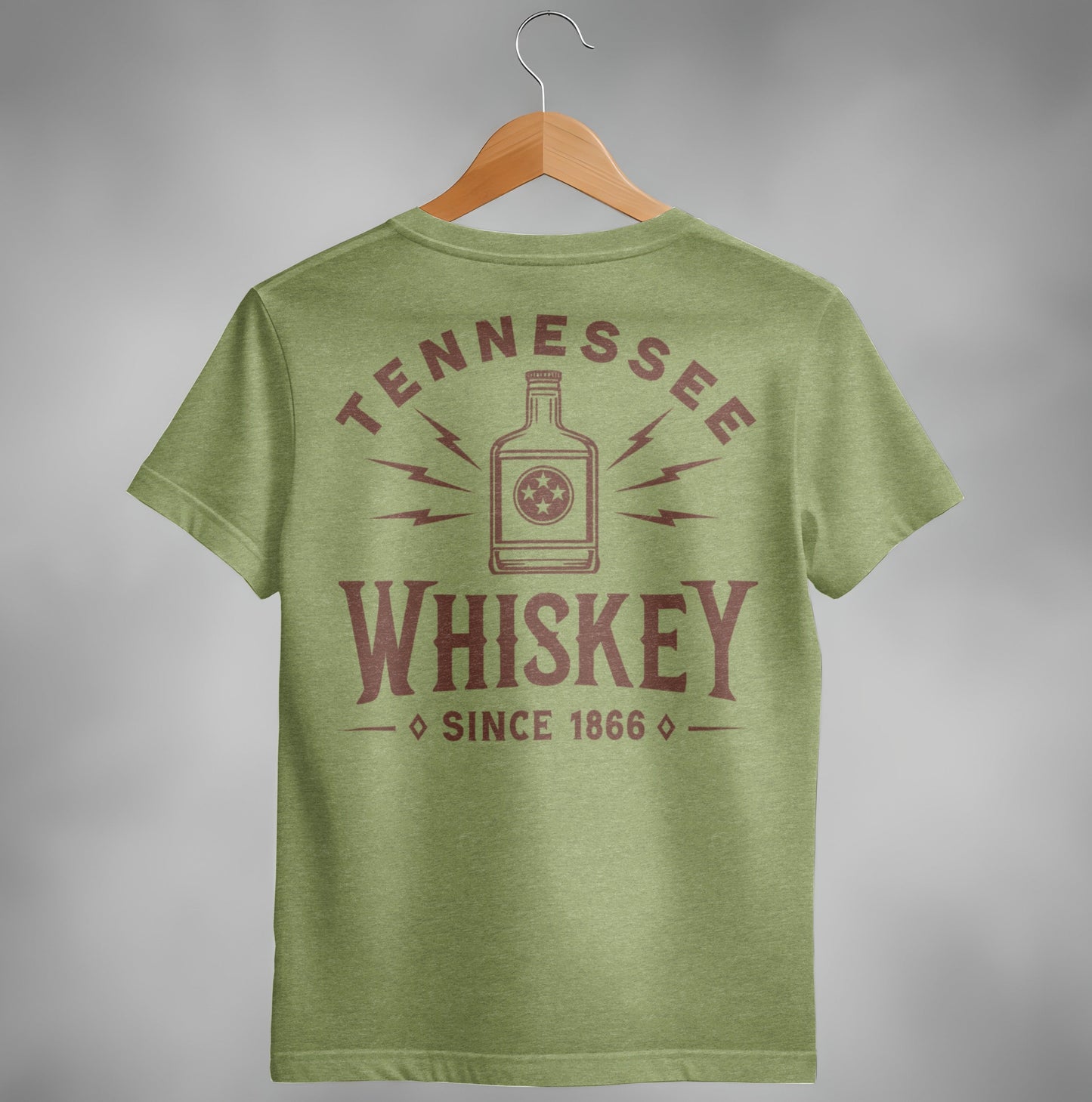 Tennessee Whiskey Bottle Since 1866 Graphic T-Shirt