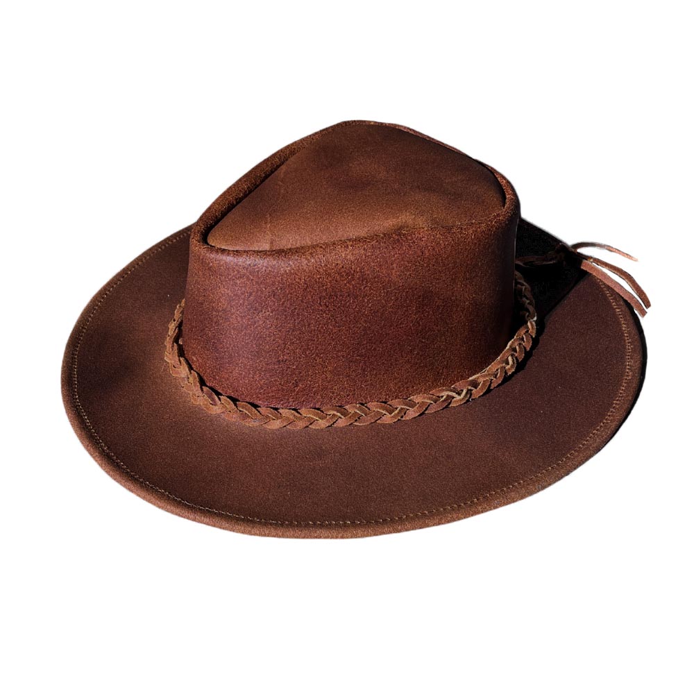 Canyons Leather Rancher Hat - Brown