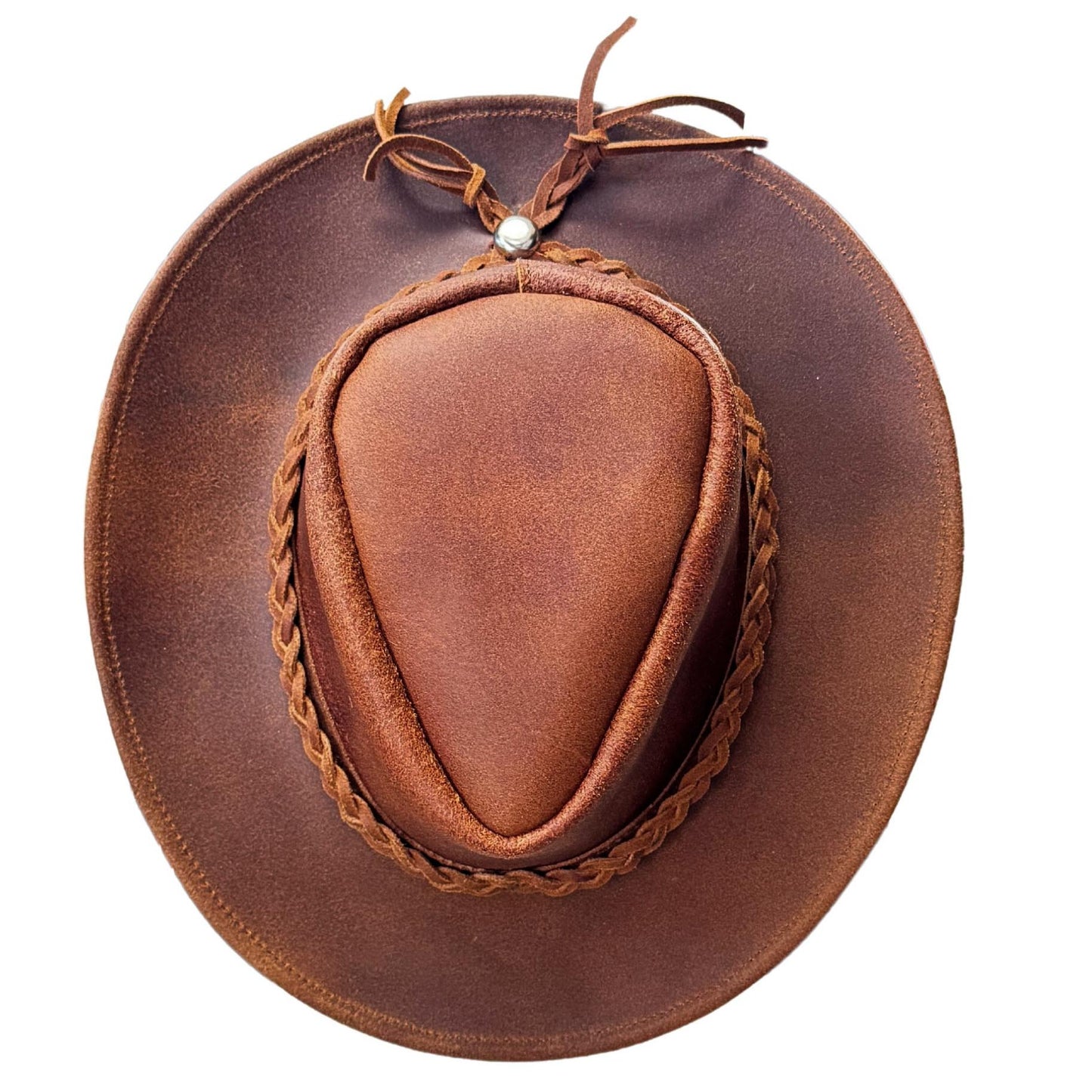 Canyons Leather Rancher Hat - Brown