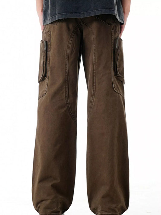 Men's Wide Leg Cargo Pants