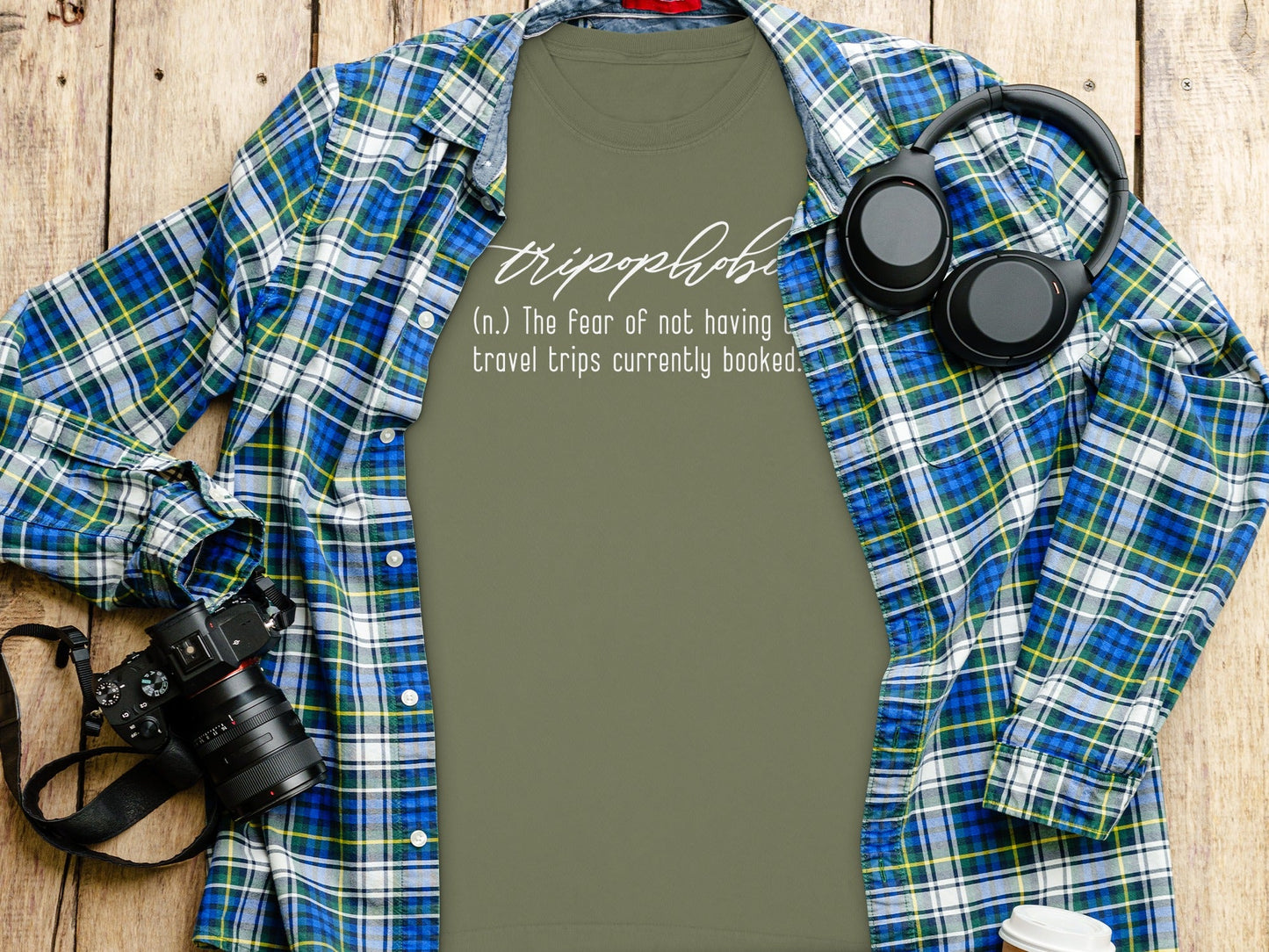 Tripophobia Definition Funny Travel Phrase Long Sleeve T-Shirt