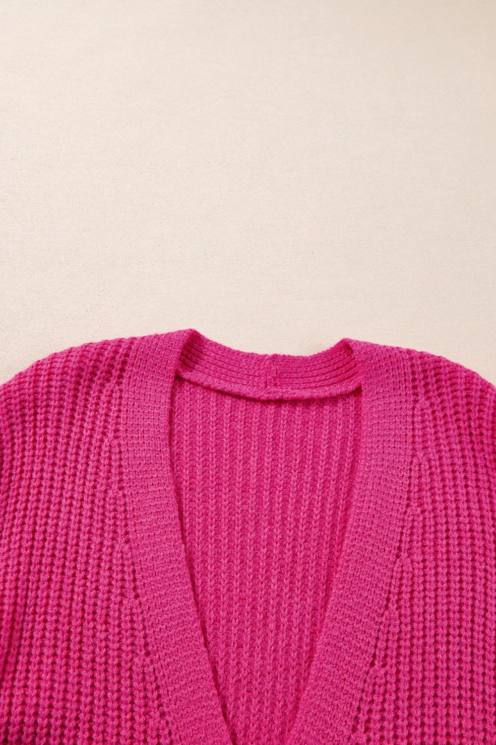 Chunky Knit Button-Down Cardigan