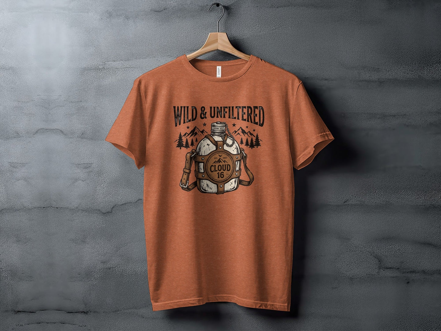 Rugged Wild & Unfiltered Spirit Wilderness Shirt