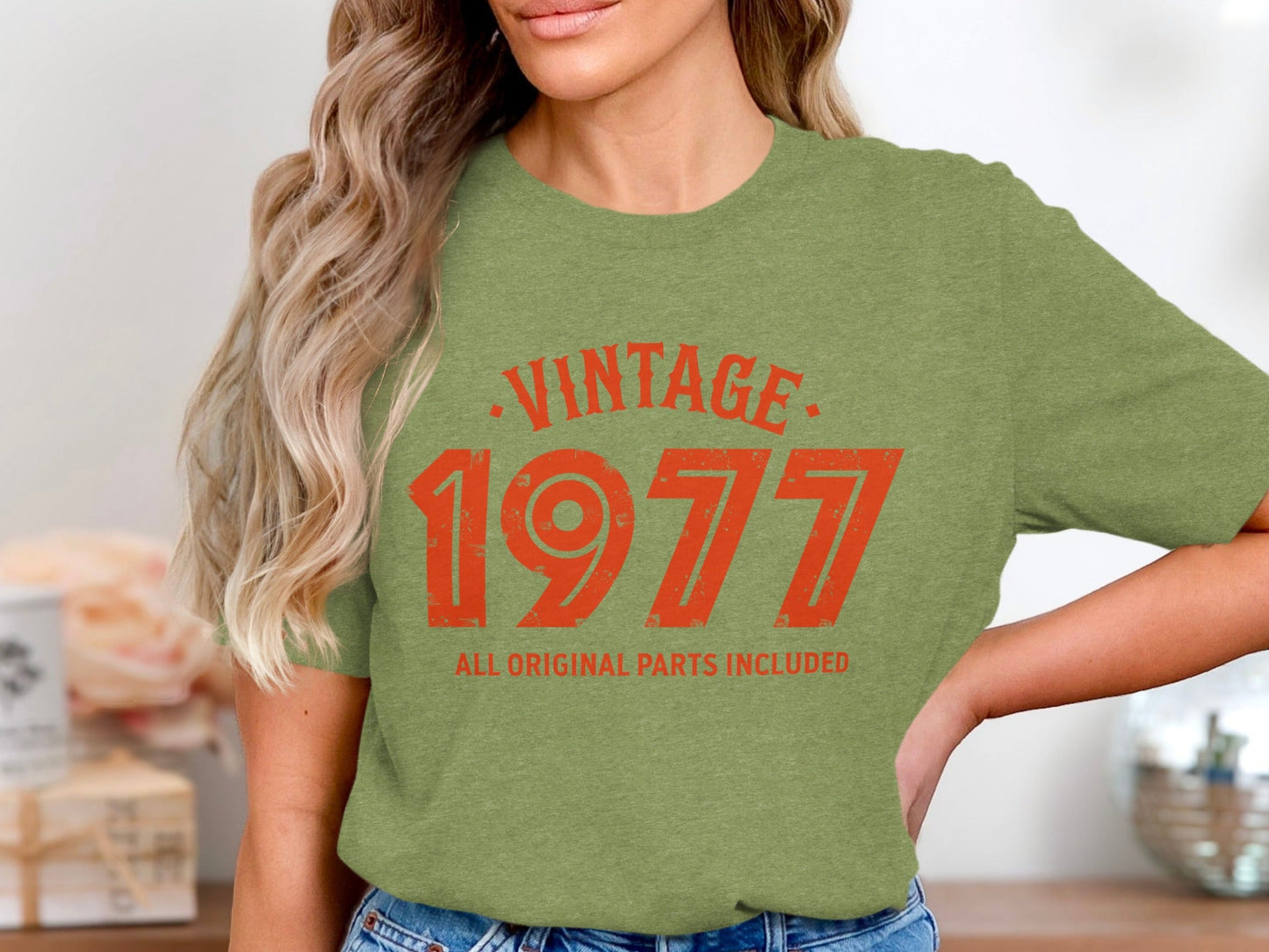 Vintage 1977 All Original Parts Included Design T-Shirt