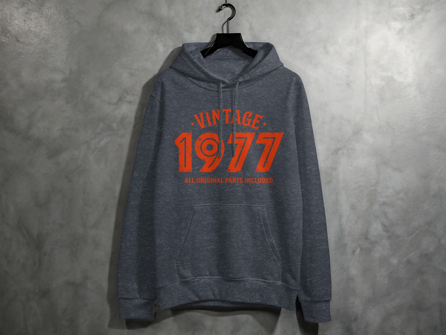 Vintage 1977 All Original Parts Included Design Hoodie