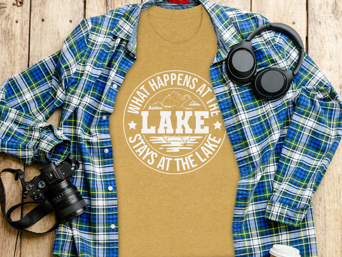 What Happens At The Lake Stays At The Lake Graphic T-Shirt
