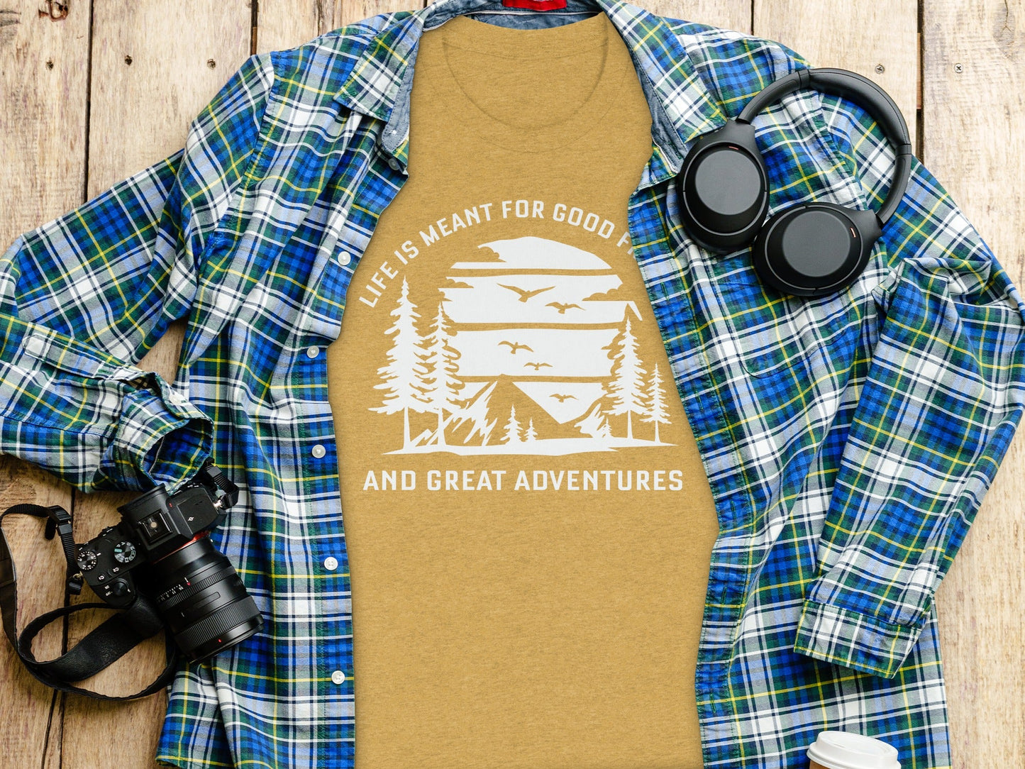 Life Meant For Good Friends Great Adventures Graphic T-Shirt