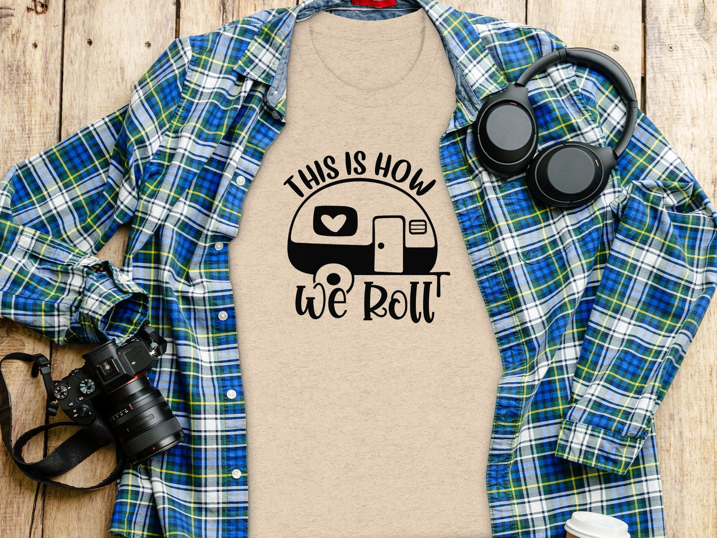 This is How We Roll Camper Graphic For Adventurers T-Shirt