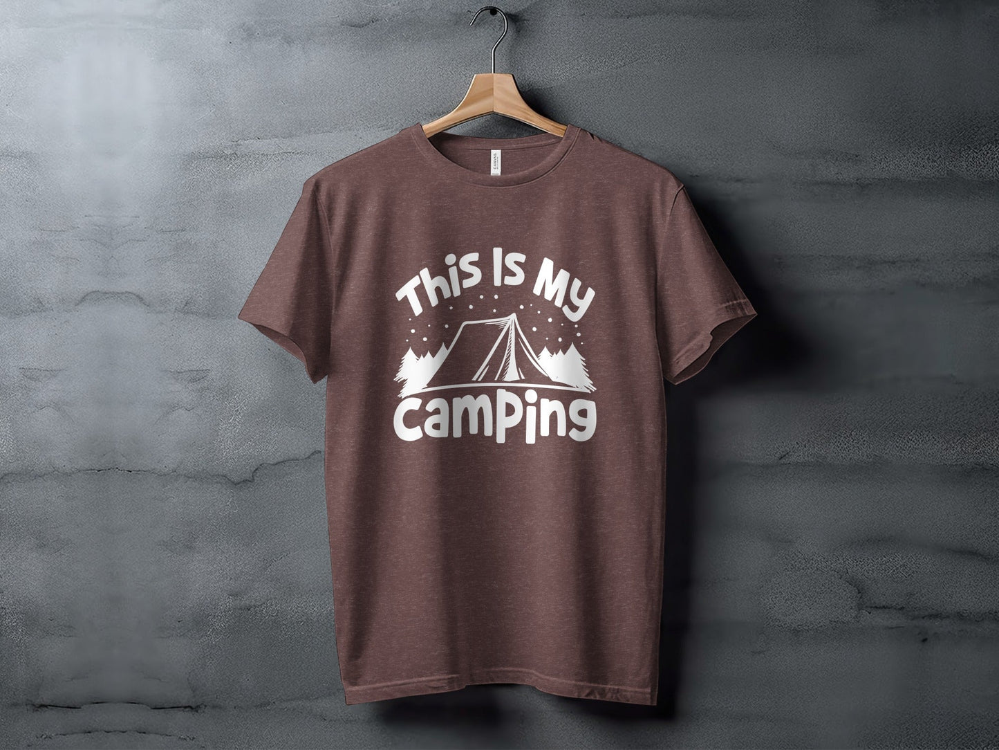 This Is My Camping Tent Outdoor Adventure Graphic T-Shirt