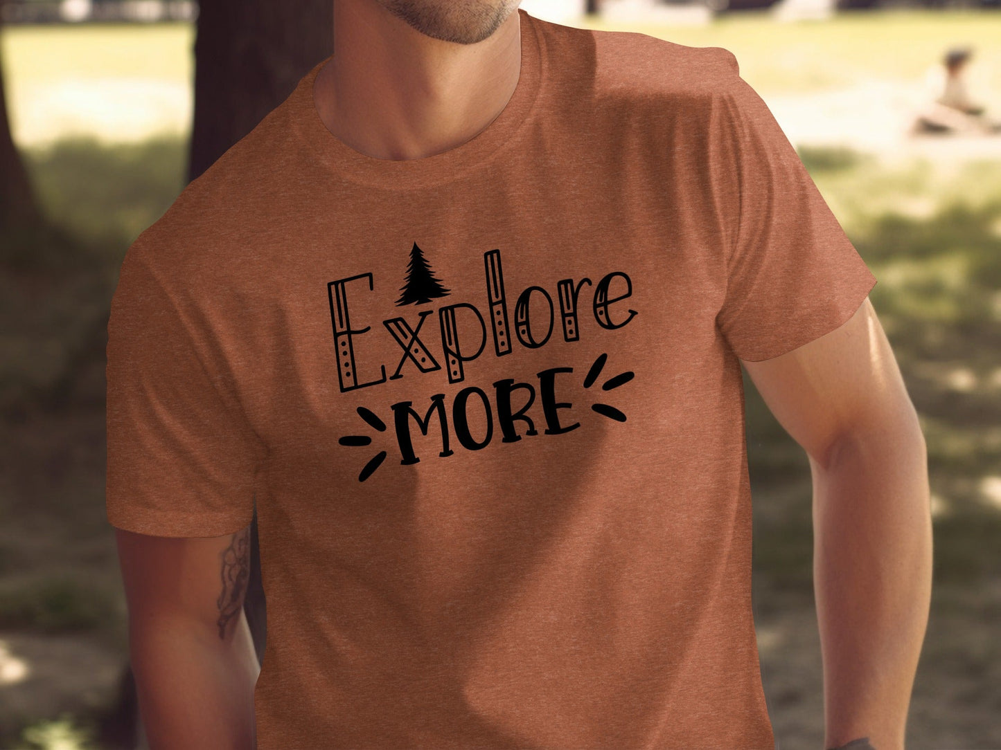 Explore More Pine Tree Design Adventure Inspiration T-Shirt