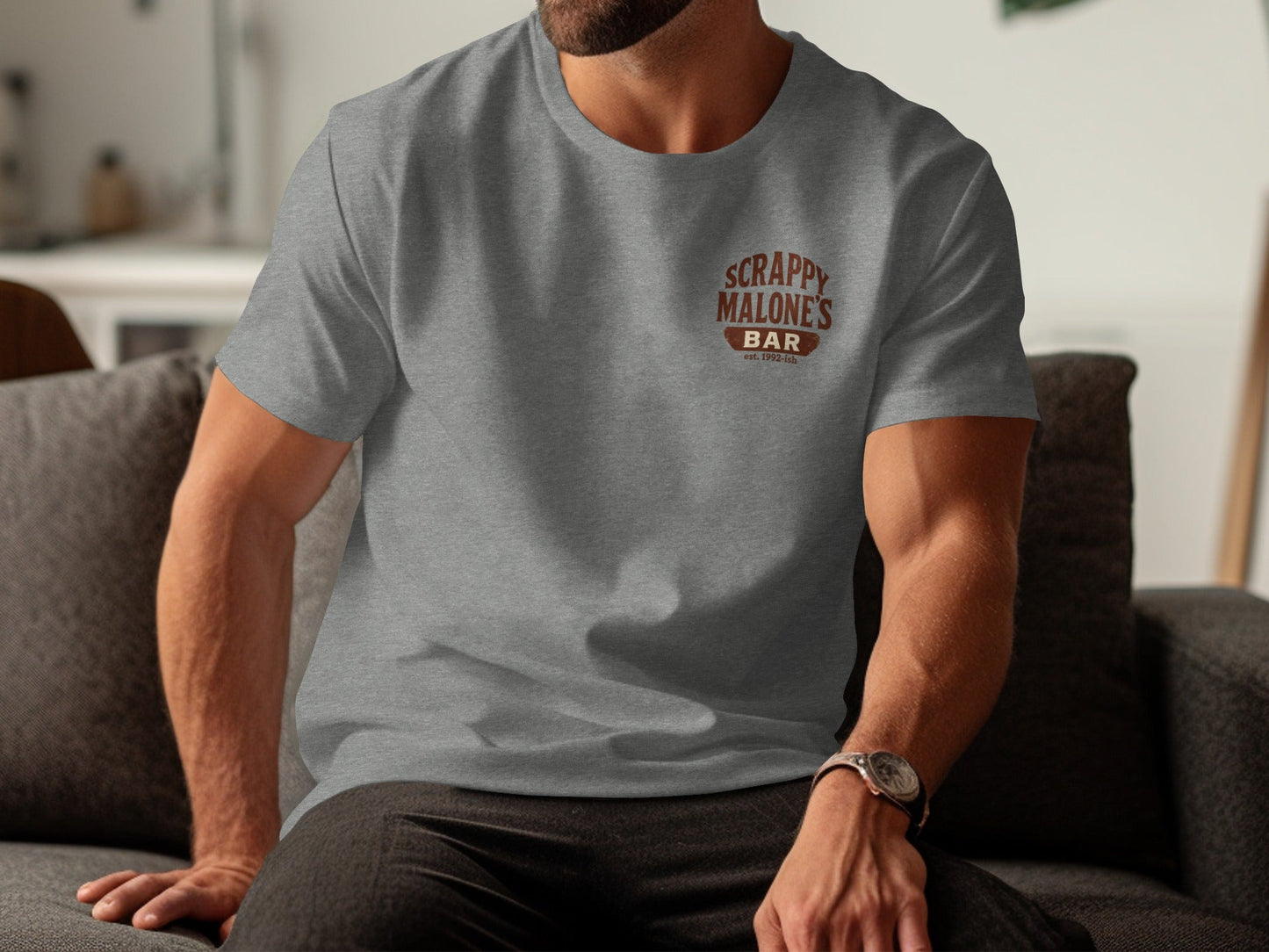Industrial Magnet Tournament Tee - Scrappy Malone's Bar Humor