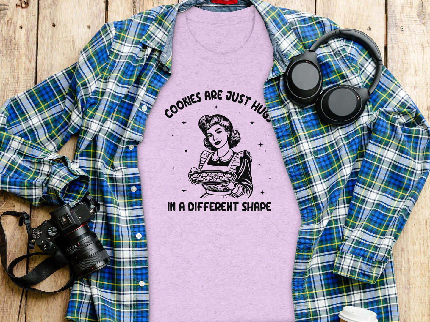 Cookies Are Just Hugs In A Different Shape Graphic T-Shirt