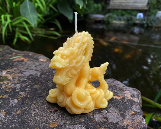 Dragon Beeswax Candle