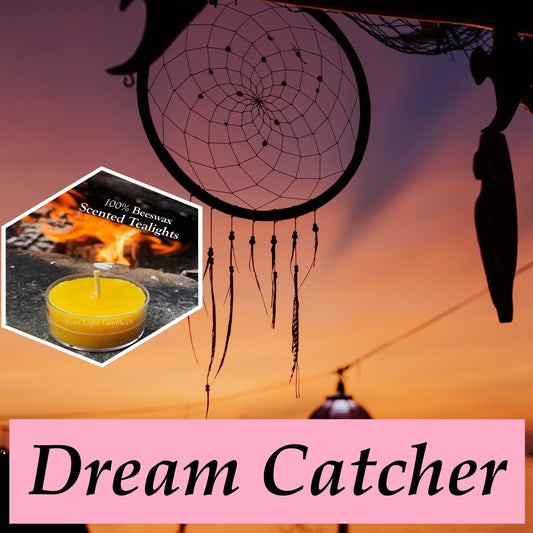 Dreamcatcher Scented Beeswax Tealight Candles