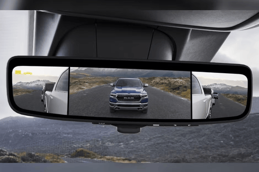 2023-2026 OEM 2500 / 3500 Digital Rear View Mirror 3.0 (Side Tow Cameras Enabled)