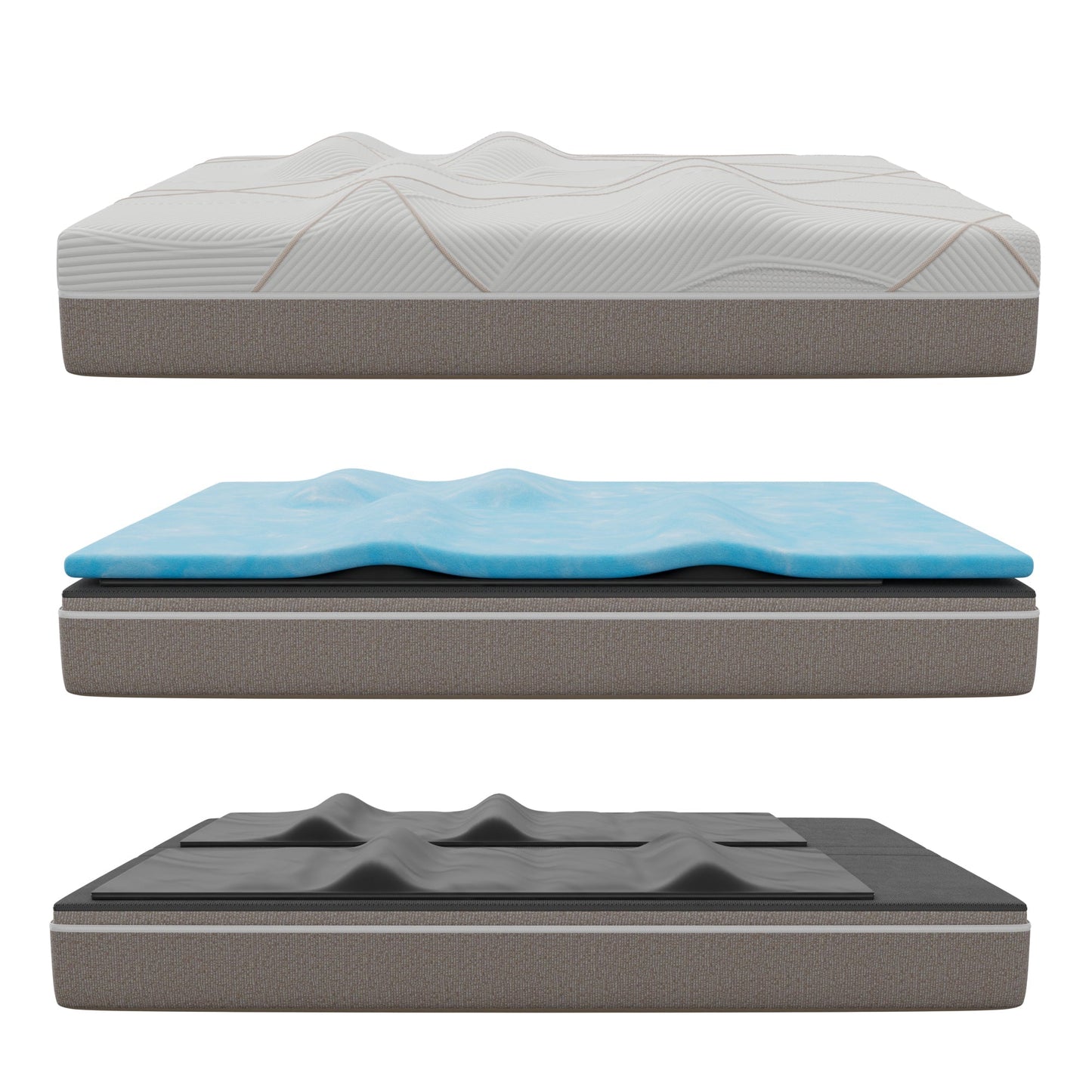 GhostBed Massage Mattress Profile