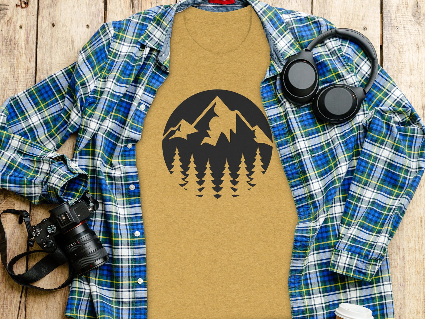 Nature Landscape Adventure Outdoor Graphic Design T-Shirt
