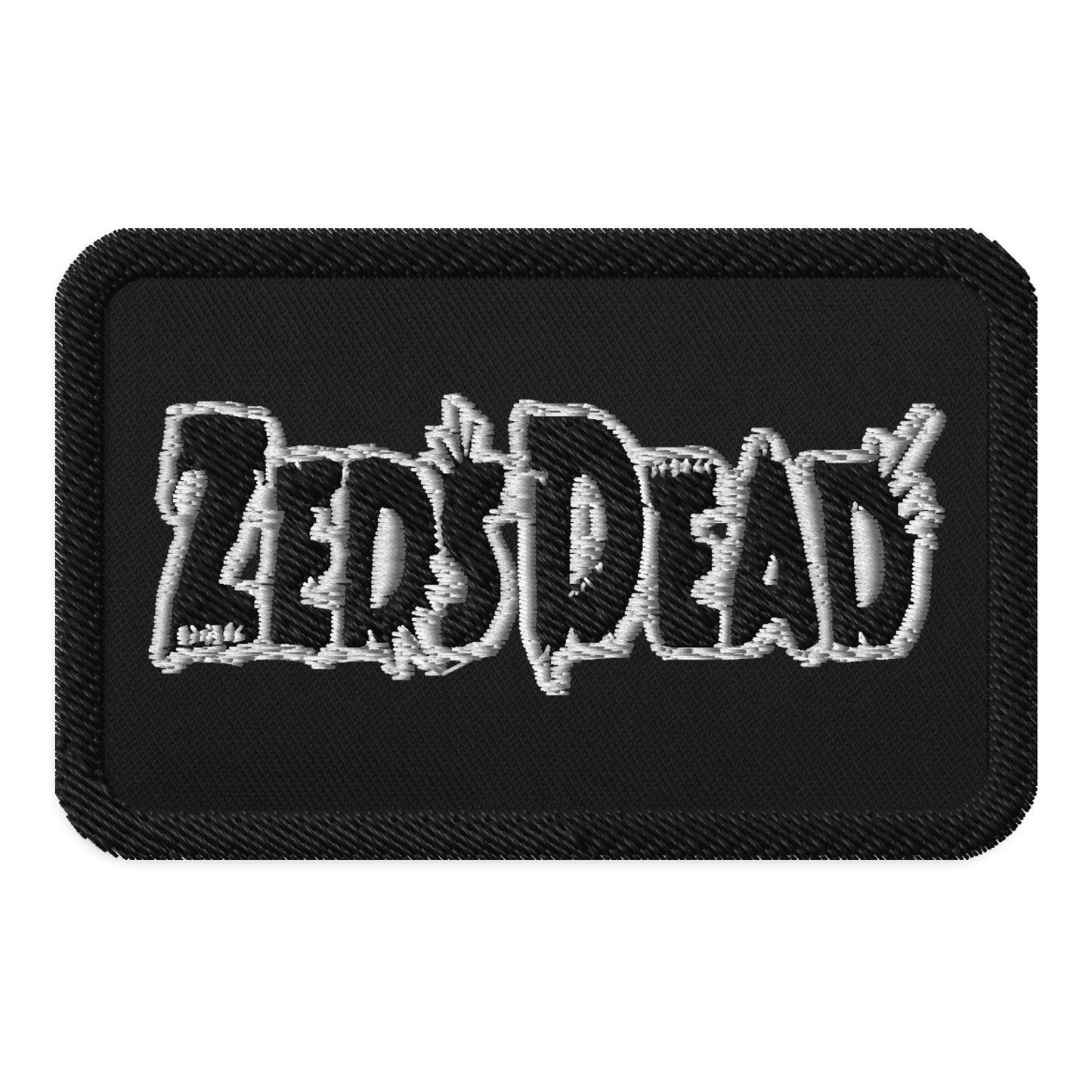 Zeds Dead Large Rectangular Iron-on Embroidered Festival Patches