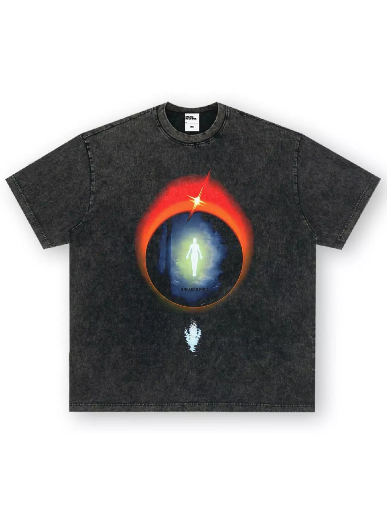Men's Vintage Wash Graphic Oversized T-Shirt