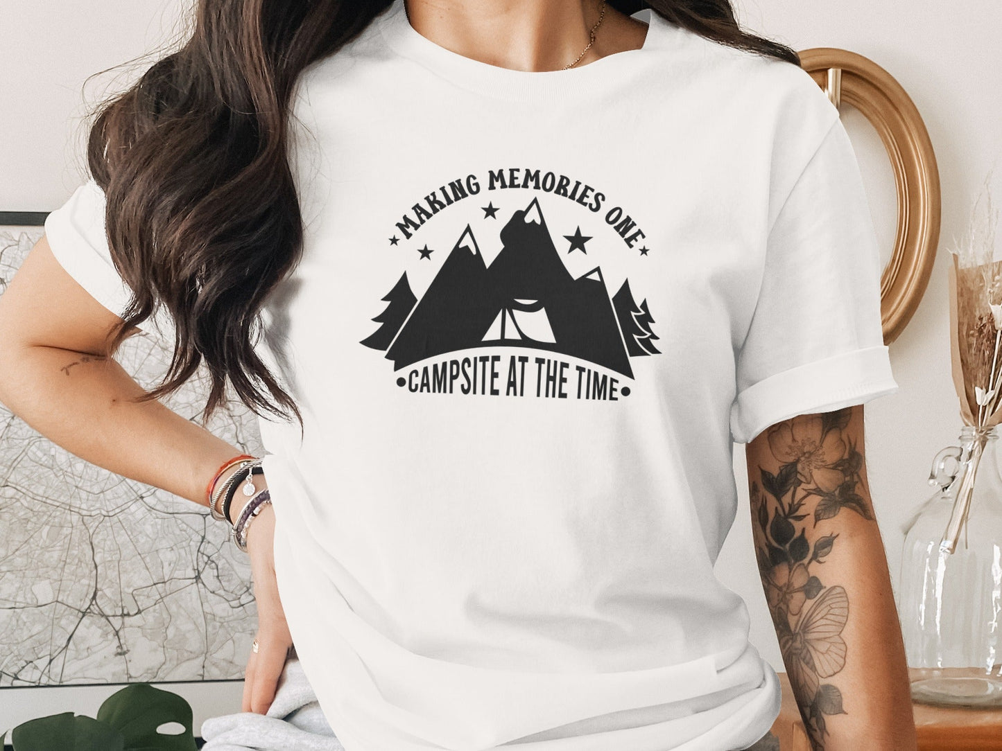 Making Memories One Campsite at the Time Graphic T-Shirt