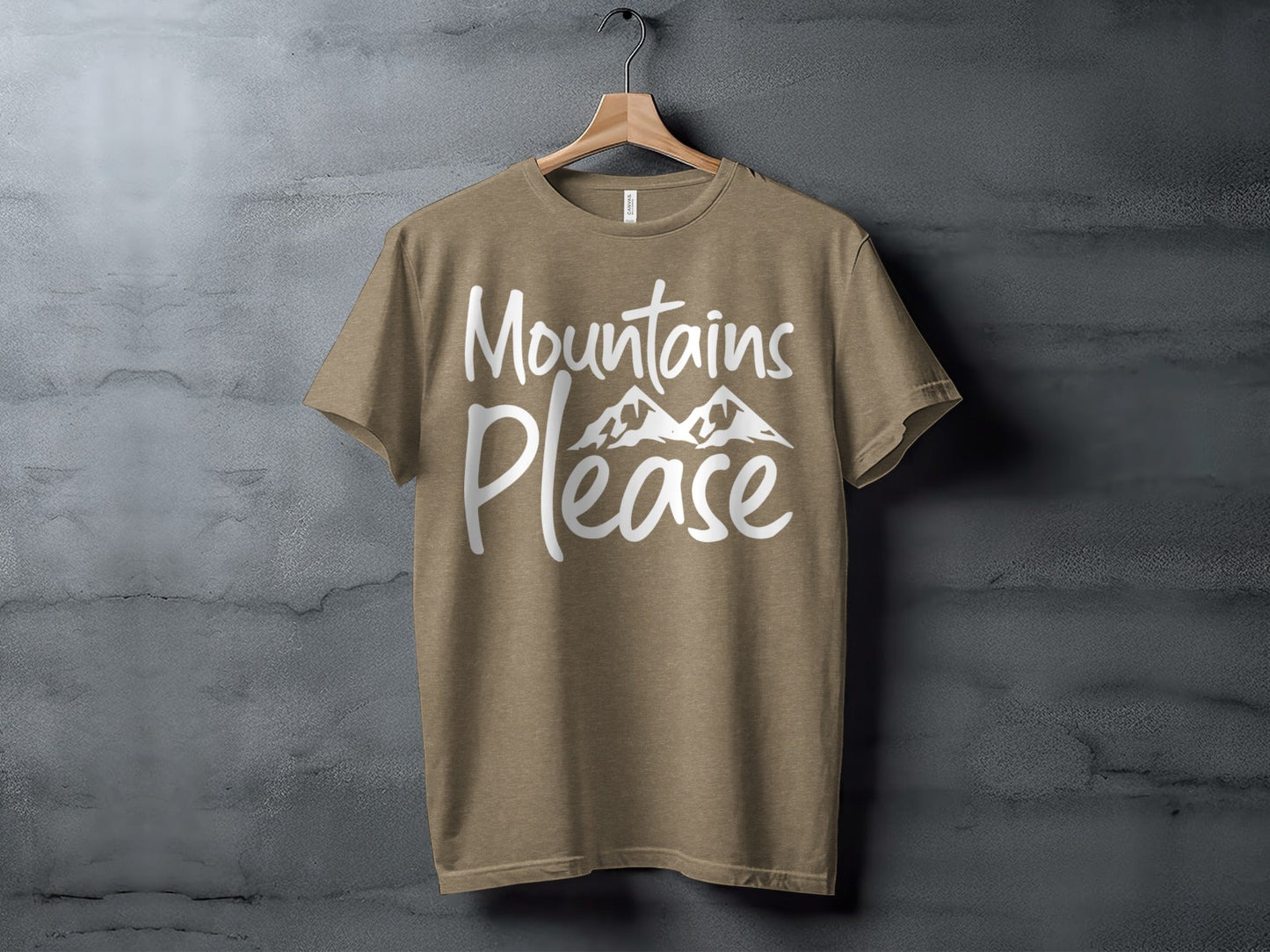Mountains Please Design Stylish Nature Lover T-Shirt