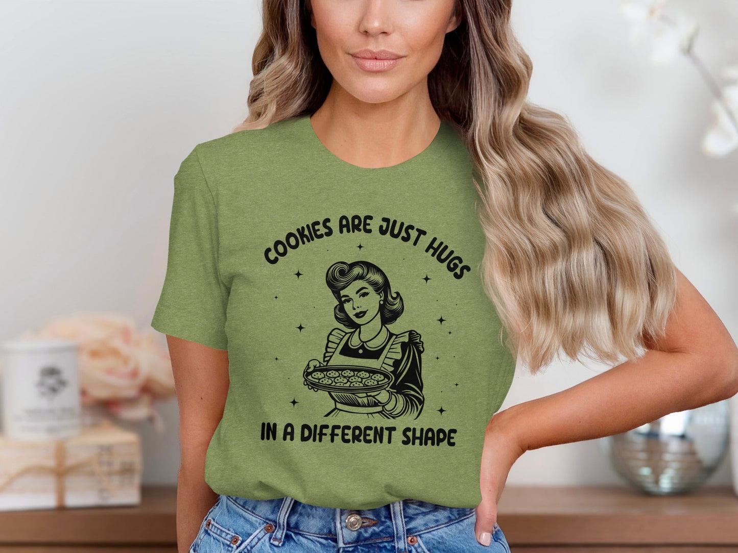 Cookies Are Just Hugs In A Different Shape Graphic T-Shirt