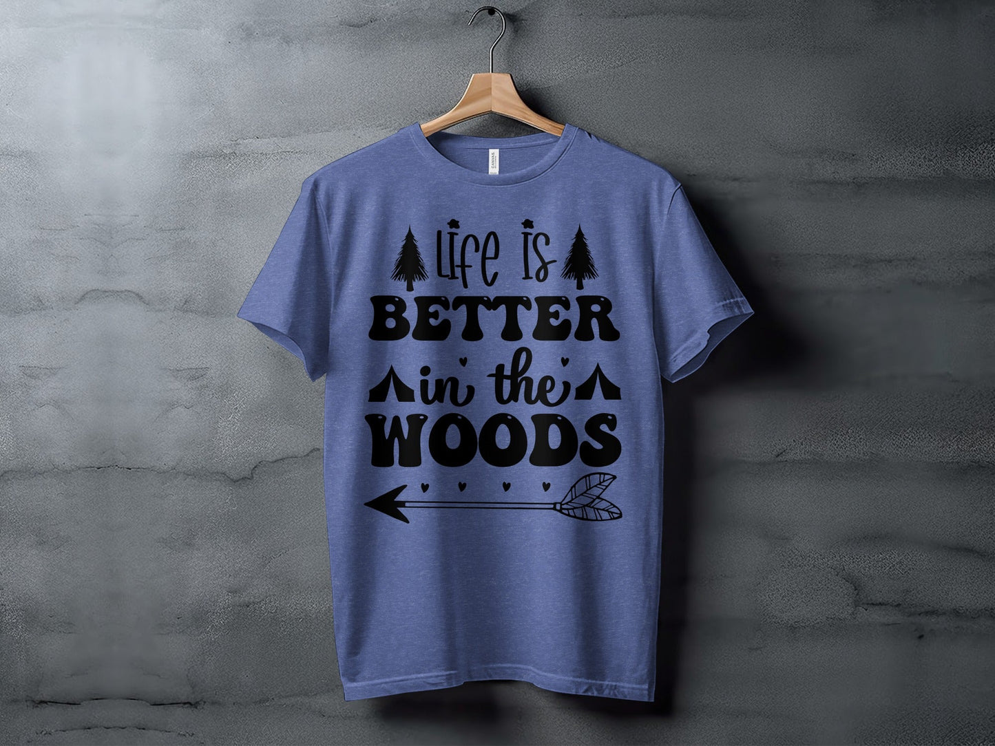 Life Is Better In The Woods With Arrow T-Shirt